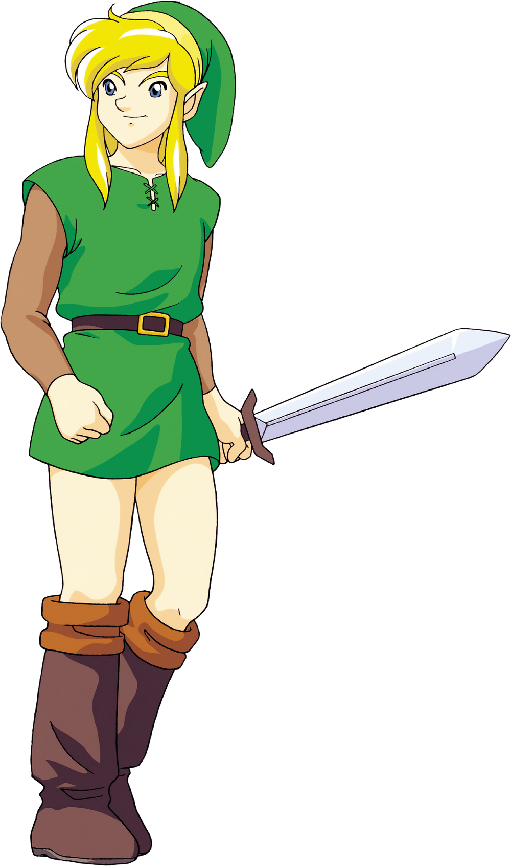 link from legend of zelda smiling